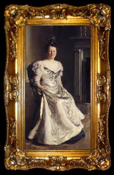 framed  Cecelia Beaux Mrs Robert Abbe, ta009-2